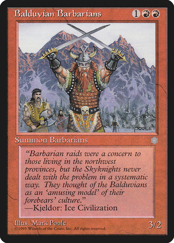 Balduvian Barbarians - Magic: The Gathering