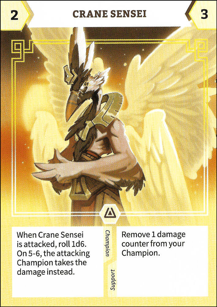 Exiled Legends: Crane Sensei Promo Card