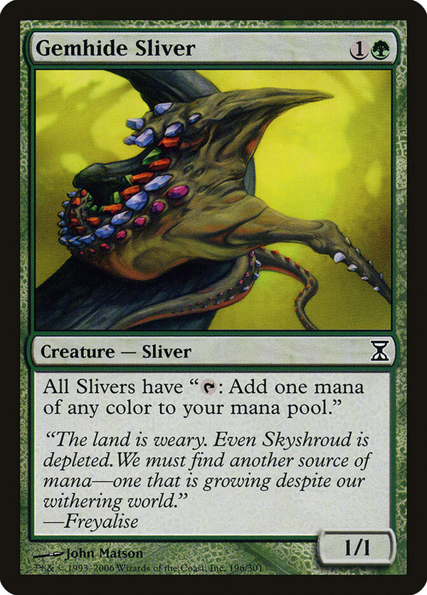 Gemhide Sliver - Magic: The Gathering