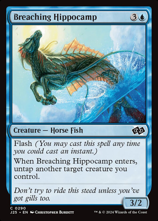 Breaching Hippocamp - Magic: The Gathering