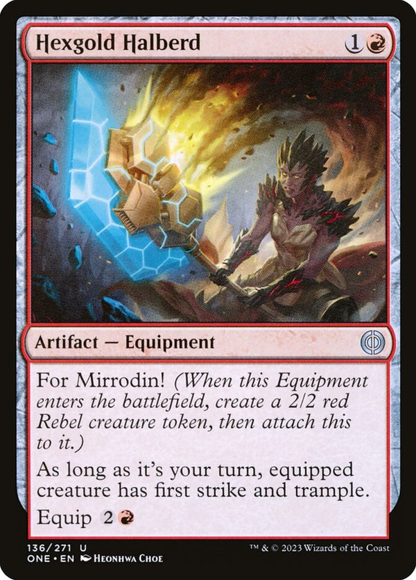Hexgold Halberd - Magic: The Gathering