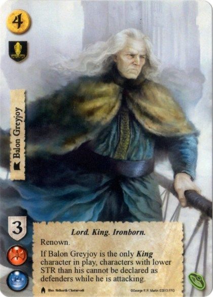 A Game of Thrones: The Card Game – Alternate Art Balon Greyjoy