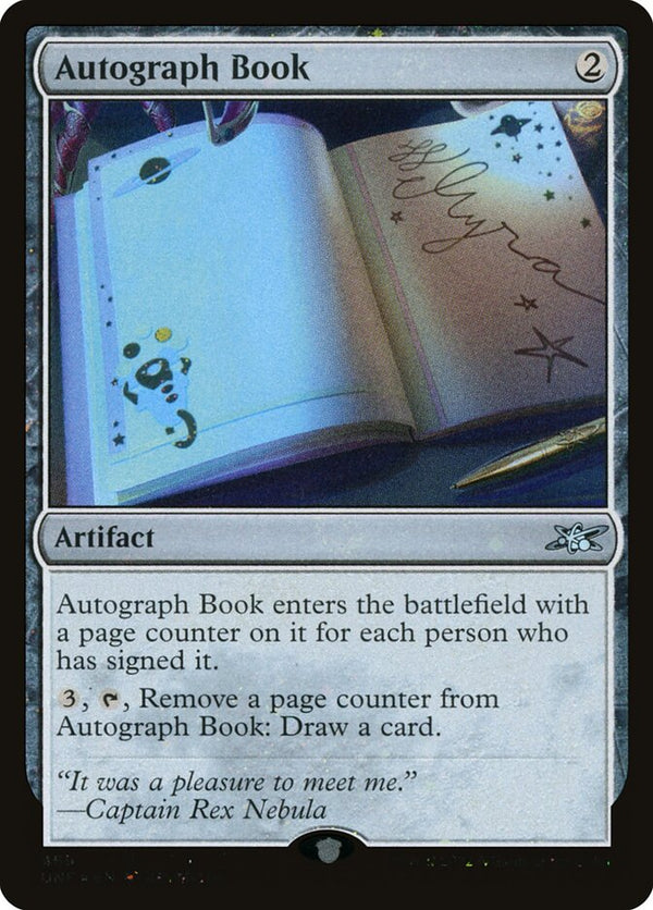 Autograph Book (Galaxy Foil) - Magic: The Gathering