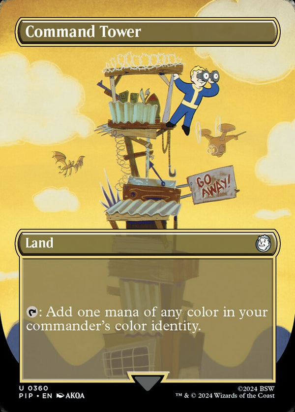 Command Tower (Borderless) - Magic: The Gathering