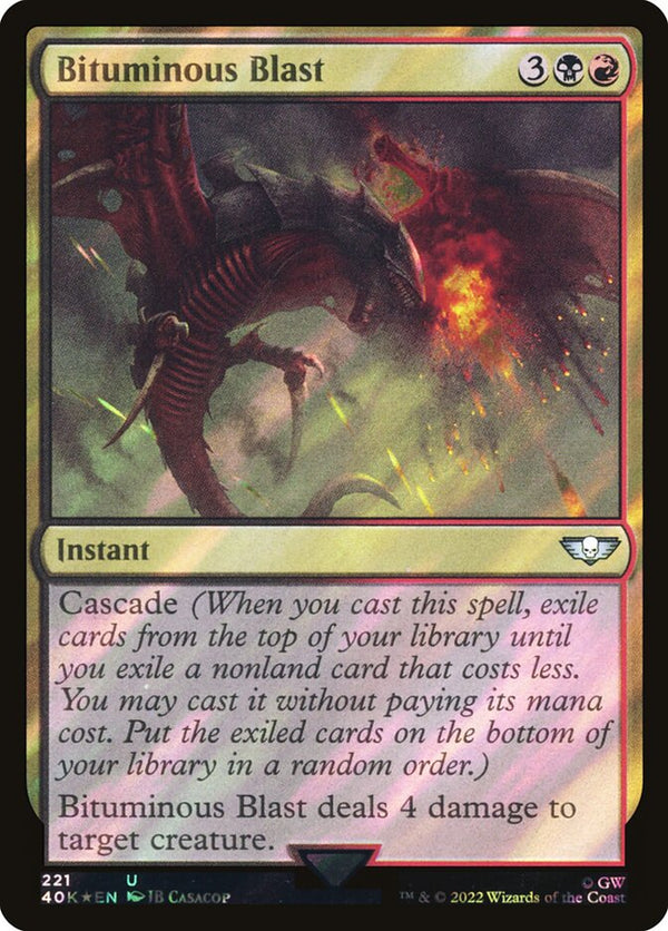 Bituminous Blast (Surge Foil) - Magic: The Gathering