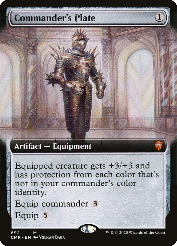 Commander's Plate (Extended Art) - Magic: The Gathering