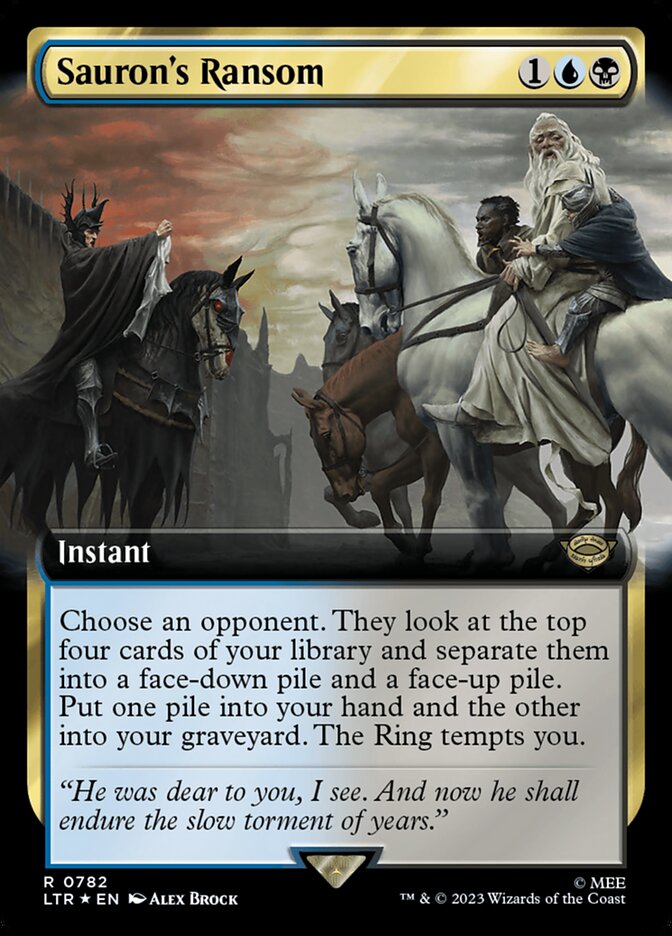 Sauron's Ransom (Extended Art) (Surge Foil)