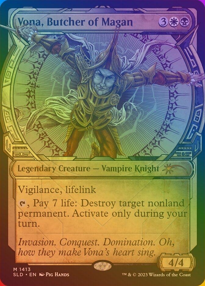 Vona, Butcher of Magan (Rainbow Foil)