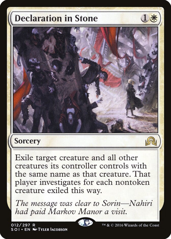 Declaration in Stone - Magic: The Gathering