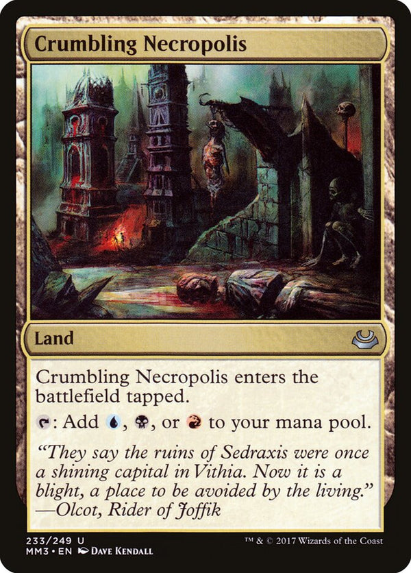 Crumbling Necropolis - Magic: The Gathering