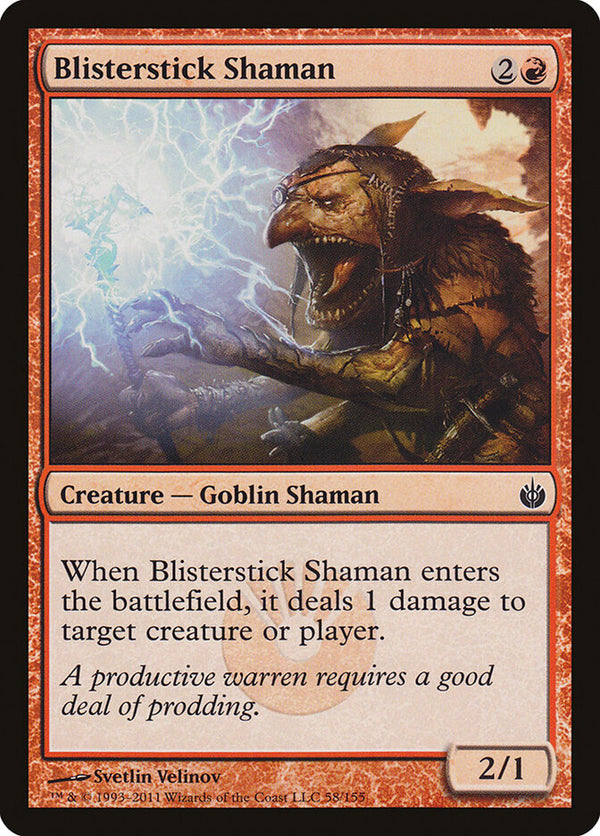 Blisterstick Shaman - Magic: The Gathering