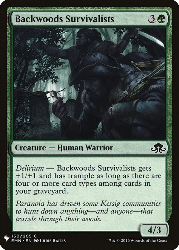 Backwoods Survivalists - Magic: The Gathering