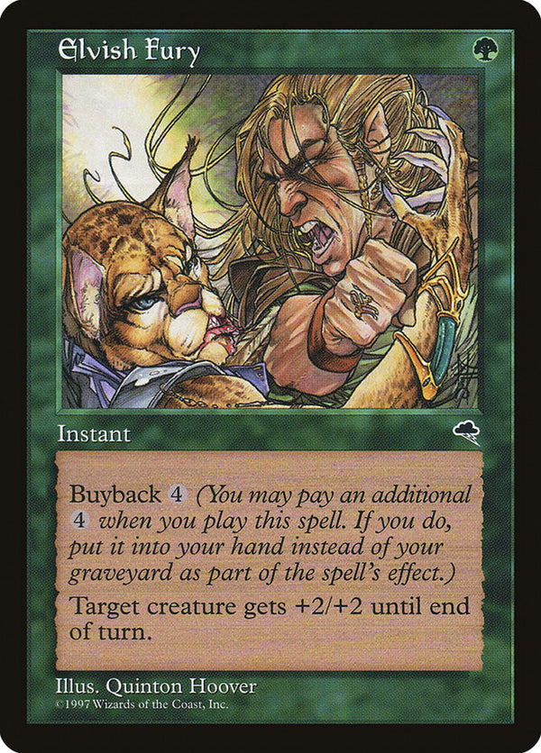 Elvish Fury - Magic: The Gathering