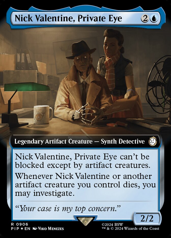 Nick Valentine, Private Eye (Extended Art) (Surge Foil)