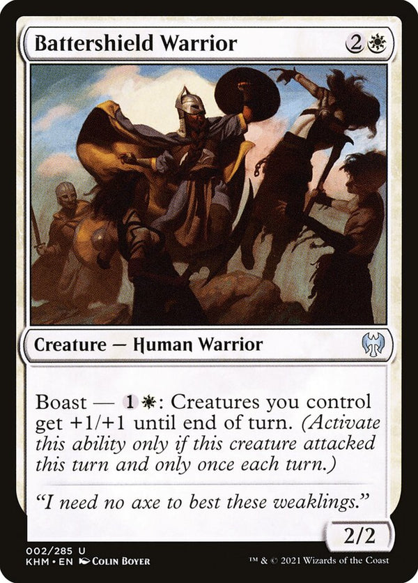 Battershield Warrior - Magic: The Gathering