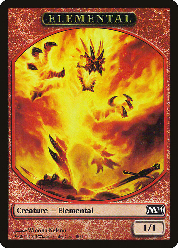 Elemental Token (8) - Magic: The Gathering
