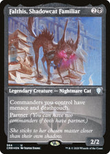 Falthis, Shadowcat Familiar (Foil Etched) - Magic: The Gathering