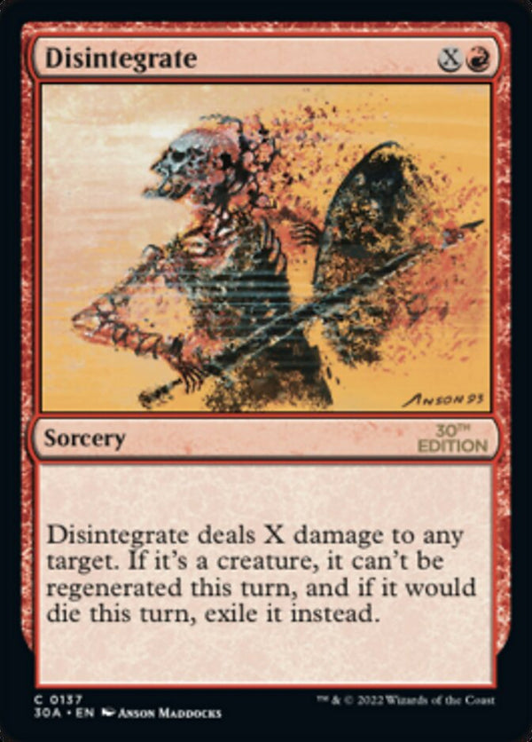Disintegrate - Magic: The Gathering