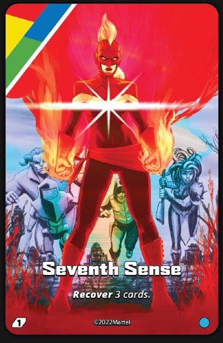 UNO Ultimate: Captain Marvel – Seventh Sense Foil Chase Card
