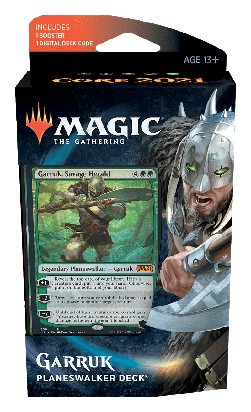 Magic: The Gathering – Core Set 2021 Planeswalker Deck: Garruk, Savage Herald