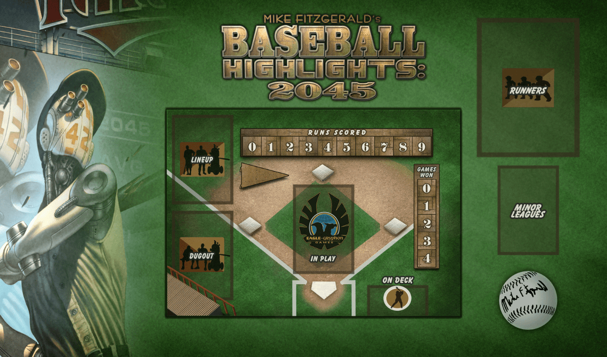 Baseball Highlights: 2045 – Single Player Play Mat