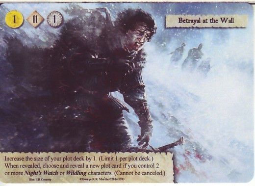 A Game of Thrones: The Card Game – Alternate Art Betrayal at the Wall
