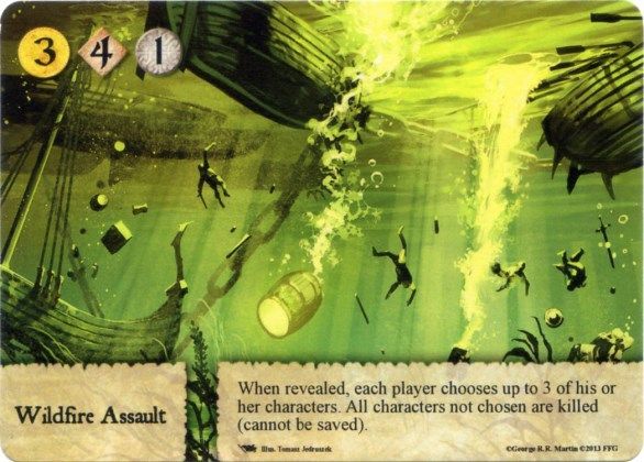 A Game of Thrones: The Card Game – "Wildfire Assault" Alternate Art Promo