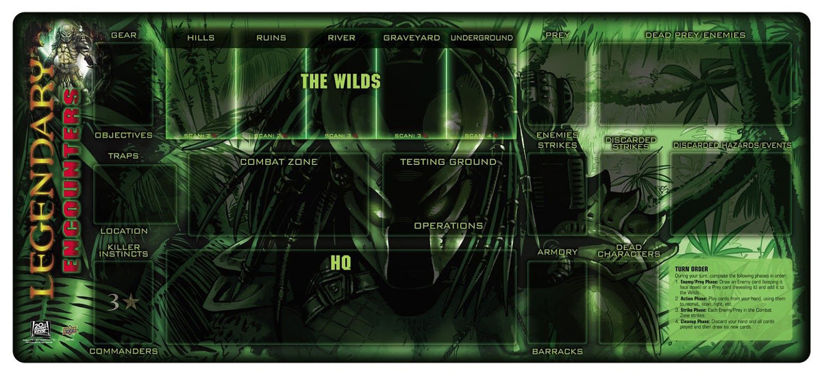 Legendary Encounters: A Predator Deck Building Game – Playmat