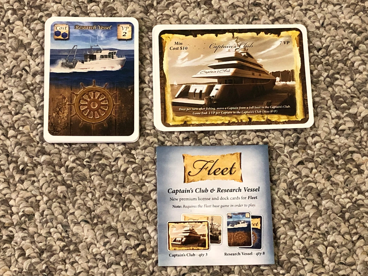 Fleet: Captain's Club & Research Vessel
