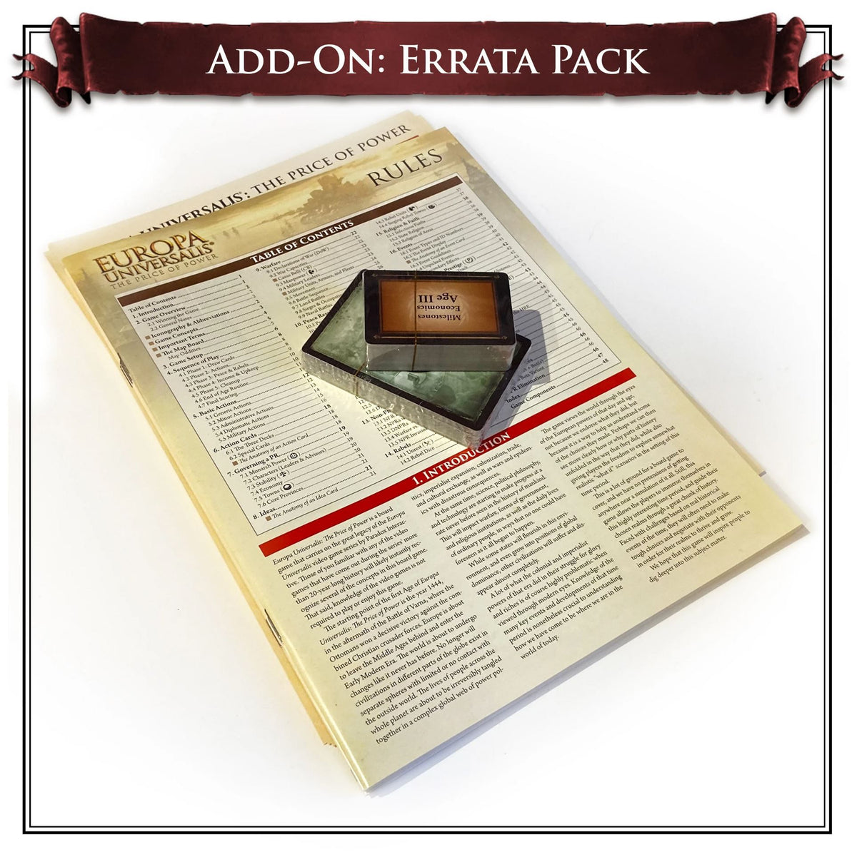 Europa Universalis: The Price of Power – Errata Pack