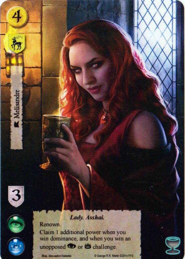 A Game of Thrones: The Card Game – "Melisandre" Alternate Art Promo