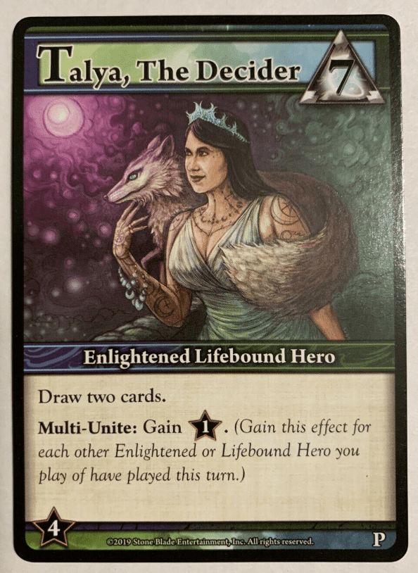Ascension: Talya, The Decider Promo Card