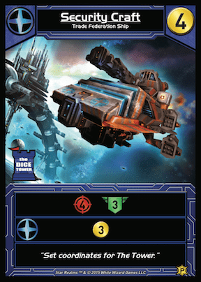 Star Realms: Security Craft Promo Card