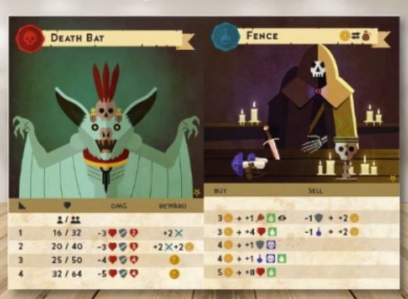 Mini Rogue: Death Bat & Fence Promo cards
