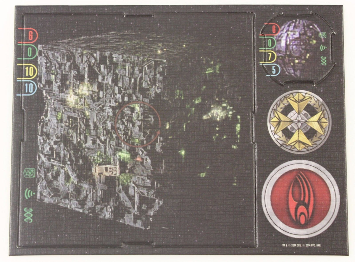 Star Trek: Attack Wing – The Collective Month 3 Organized Play Borg Cube and tokens
