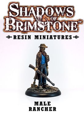 Shadows of Brimstone: Resin Male Rancher
