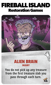 Fireball Island: The Curse of Vul-Kar – Alien Brain Promo Card