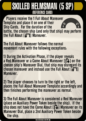 Star Trek: Attack Wing – Skilled Helmsman Resource