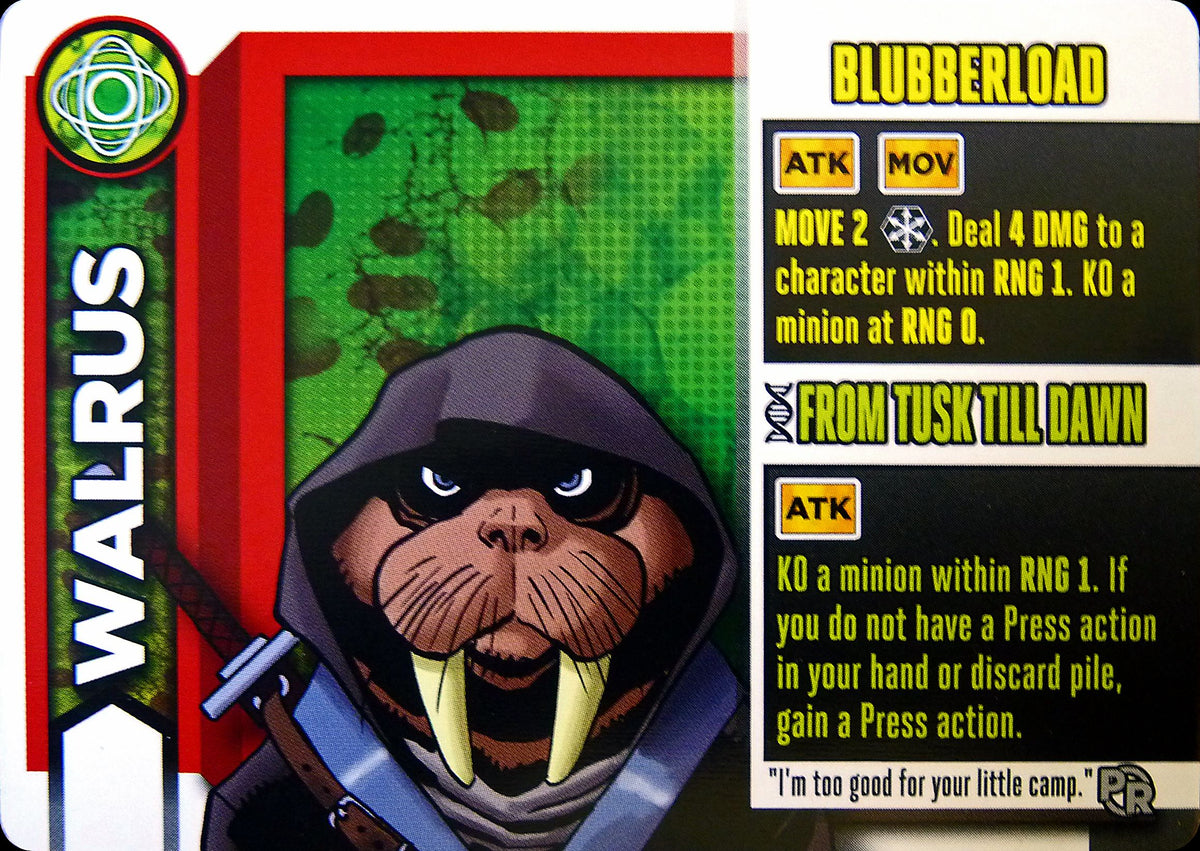 Heroes Wanted: Walrus Promo Card
