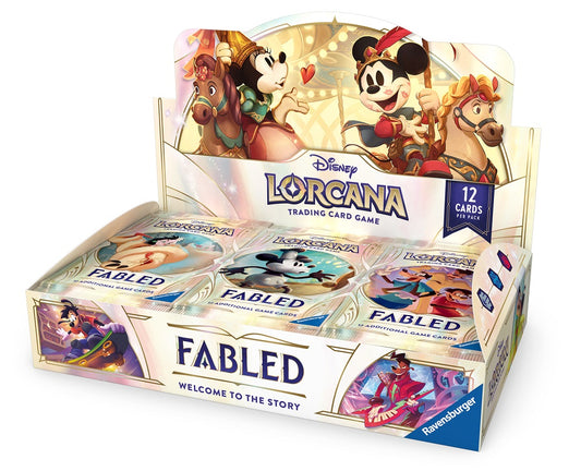 Disney Lorcana Fabled Booster Display