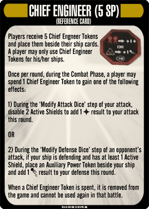 Star Trek: Attack Wing – Chief Engineer Resource
