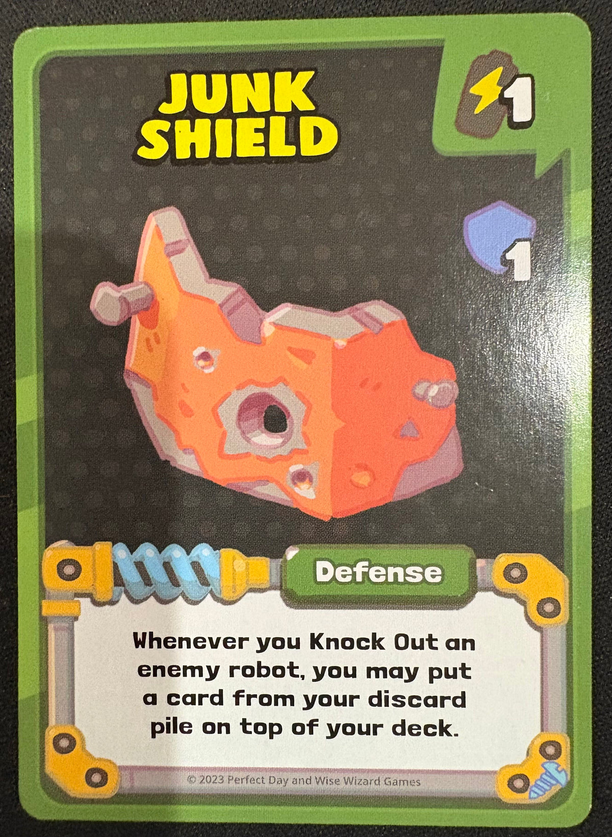 Robot Quest Arena: Junk Shield Promo Card