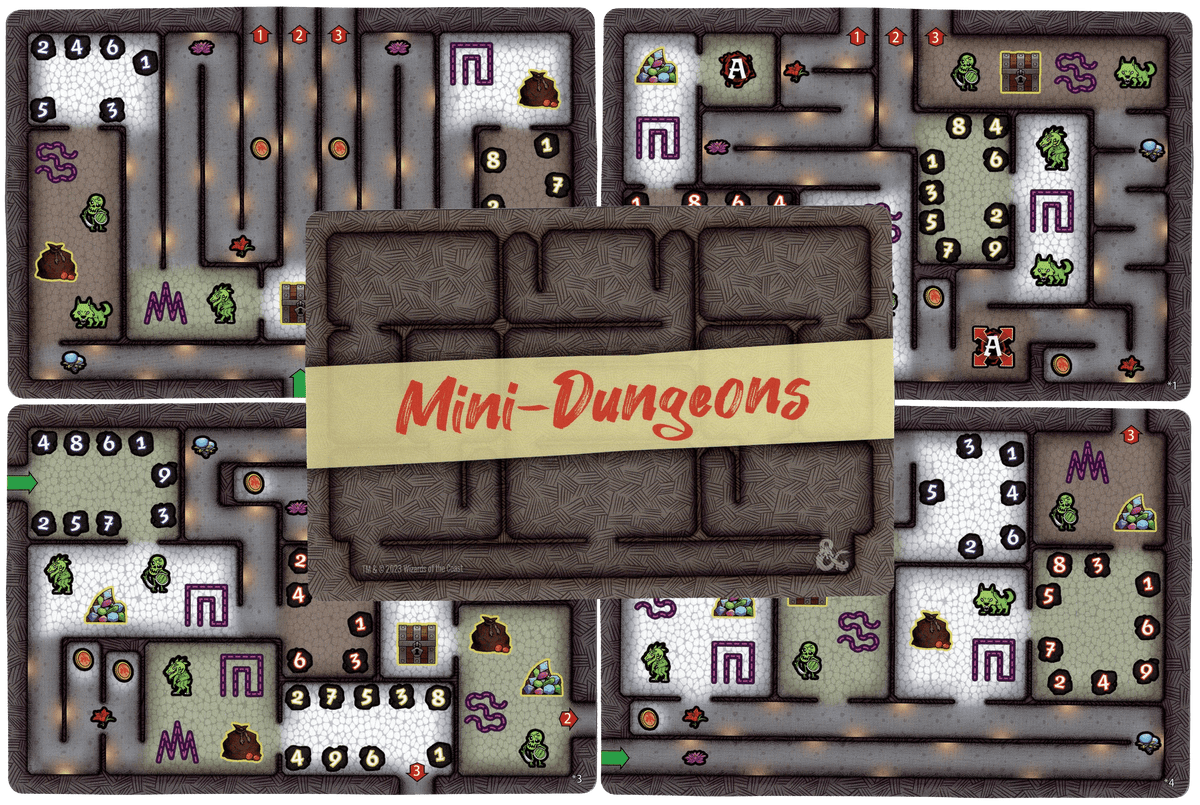Dungeons & Dragons: Dungeon Scrawlers – Heroes of Waterdeep: Mini-Dungeons Promo Pack