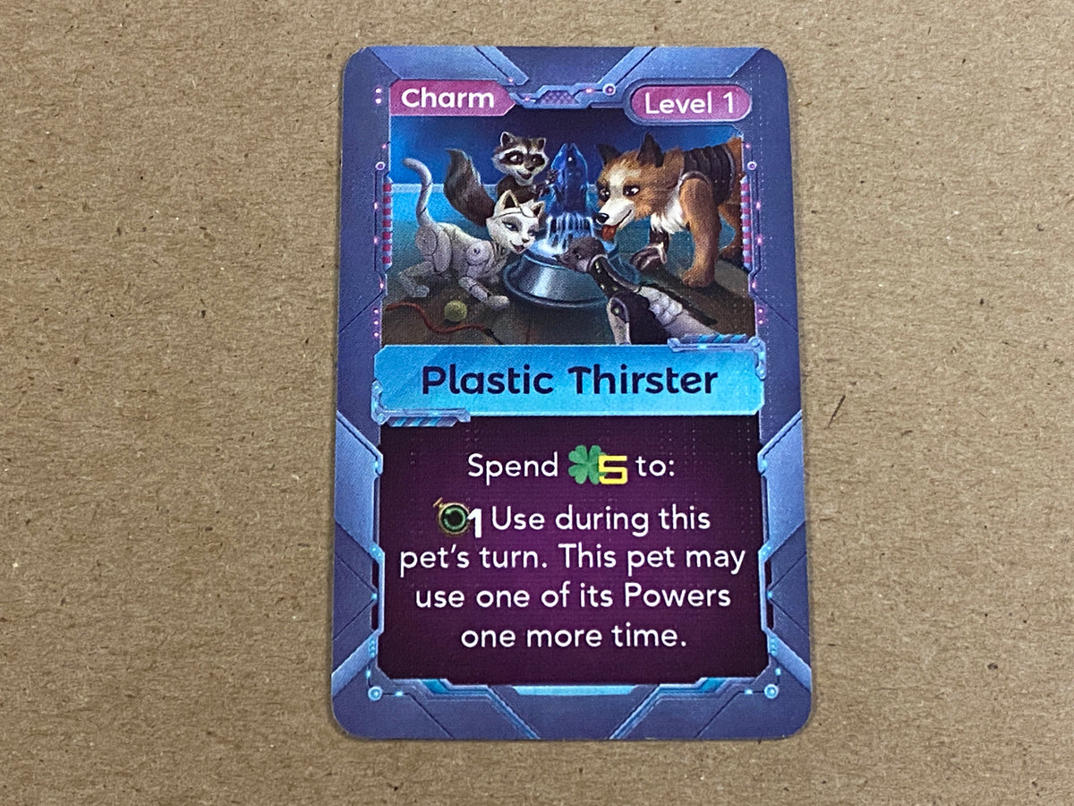 Cyber Pet Quest: Plastic Thirster Promo Card