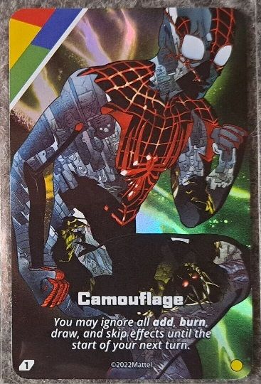 UNO Ultimate: Miles Morales – Camouflage Foil Chase Card