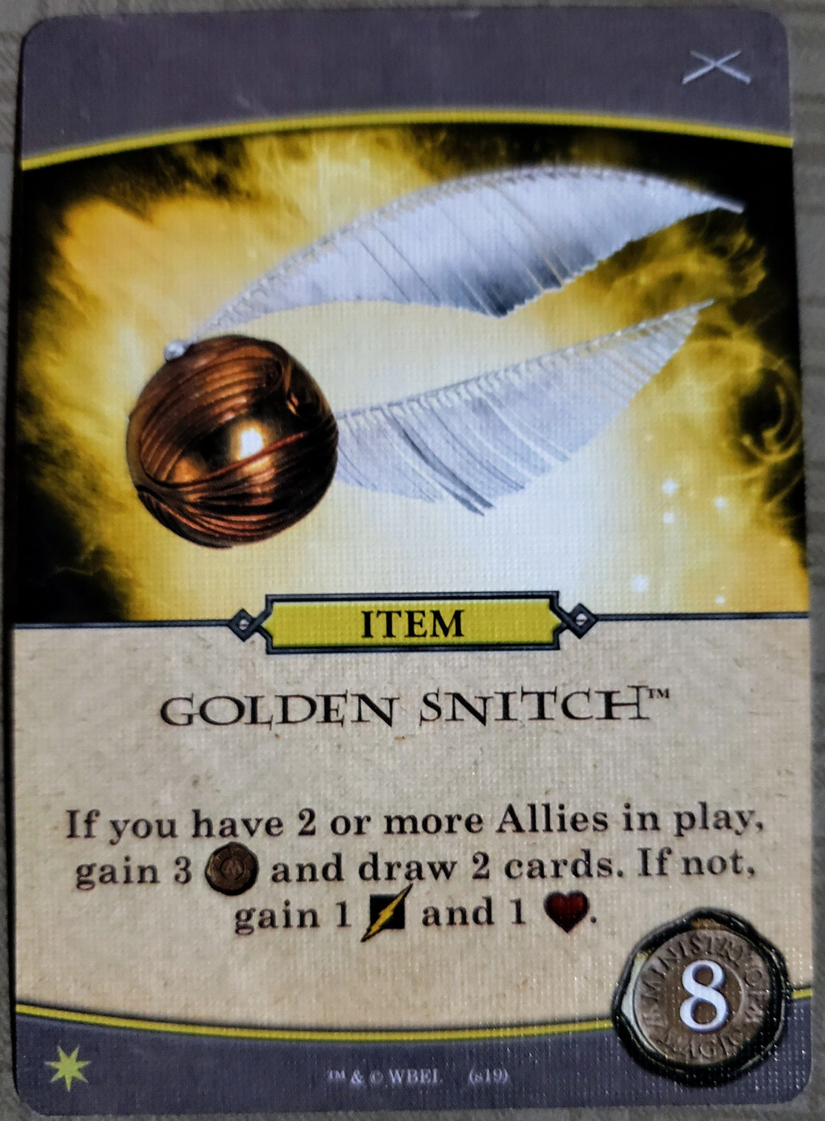 Harry Potter: Hogwarts Battle – Defence Against the Dark Arts: Golden Snitch Promo Card