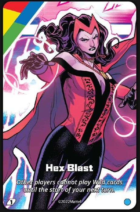 UNO Ultimate: Scarlet Witch – Hex Blast Foil Chase Card