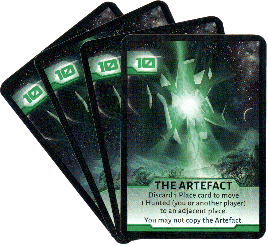 Not Alone: The Green Artefact Promo Cards