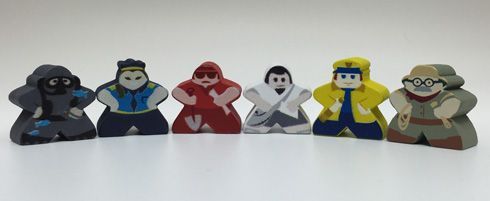 Forbidden Island: Character Meeples