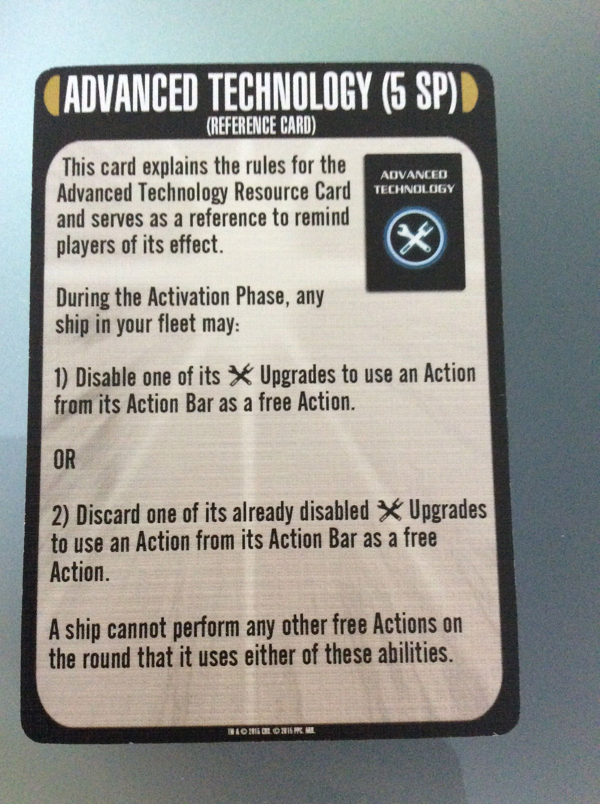 Star Trek: Attack Wing – Advanced Technology Resource